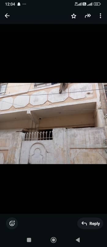 G+2 HOUSE FOR SALE SECTOR 5C1 NORTH KARACHI 3