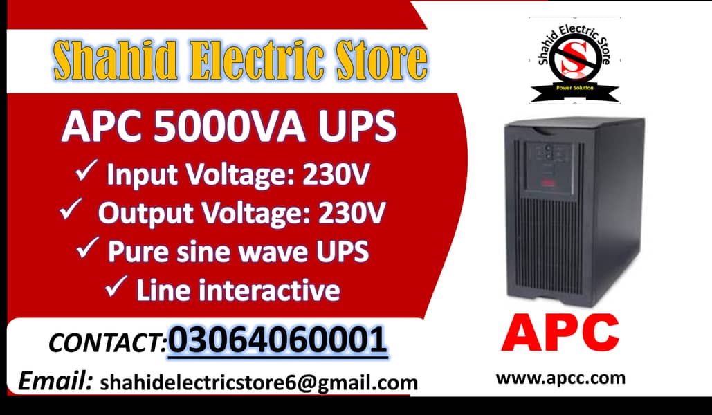 Apc 5000VA\UPS 9