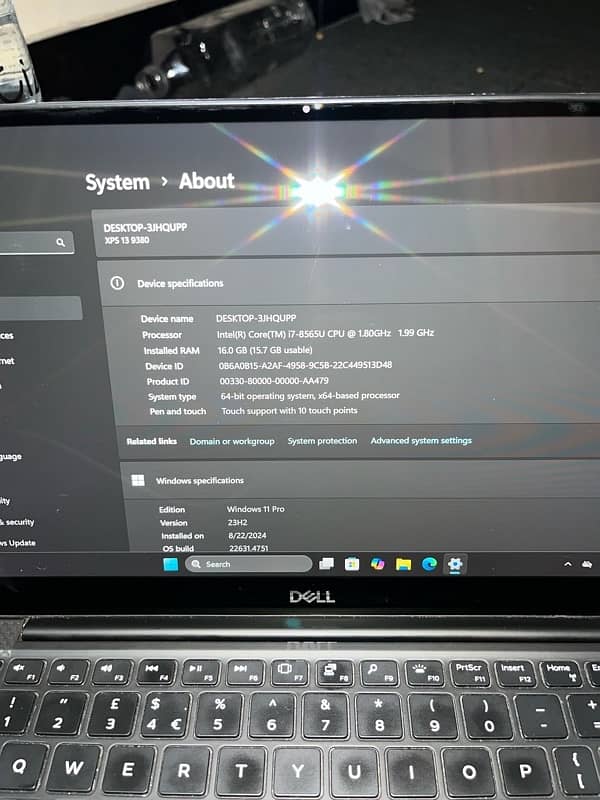 Hi, I am selling my laptop XPS m…. 10by10 windows 11 original install 7