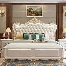 Dubal bed wooden beds Turkish design on factory rets