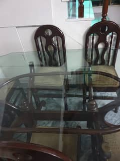 8 Seater Dining Table (with 6 chairs)