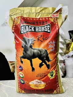 Black Horse Rice  Kainat 1121 – Basmati (25KG) | ONLY PKR 6,400/-