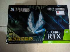 RTX 3090 Zotac AMP Core Holo 24gb GPU