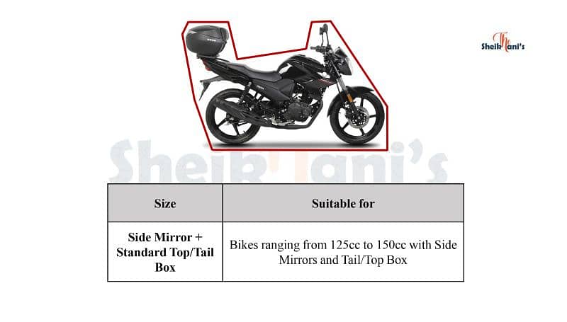 Bike Top Cover | Sunshade | WaterProof | Scratchless 1