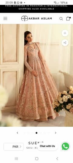 Preloved dresses / wedding dresses / Akbar Aslam designer dresses