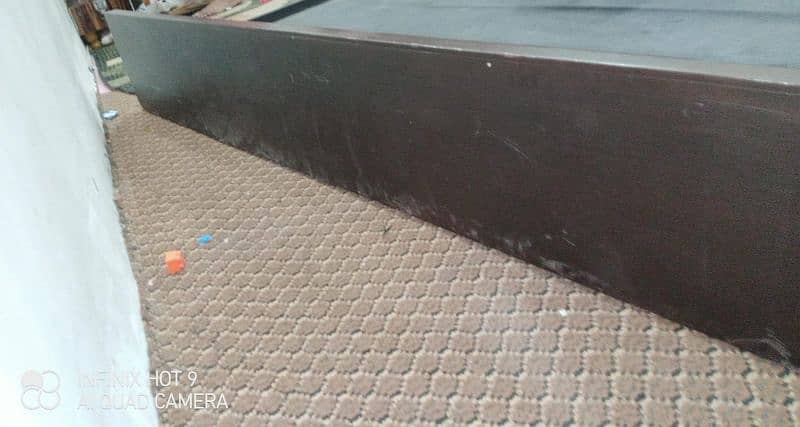 wheel bed single wood 6