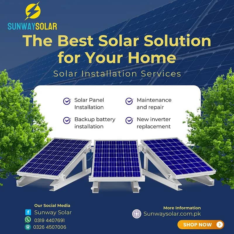 Solar Panel / Solar Installation / Solar System / J. A solar 20 wat 0