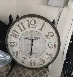 wooden clock