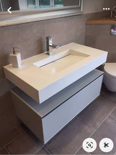 Corian Basin Vanity