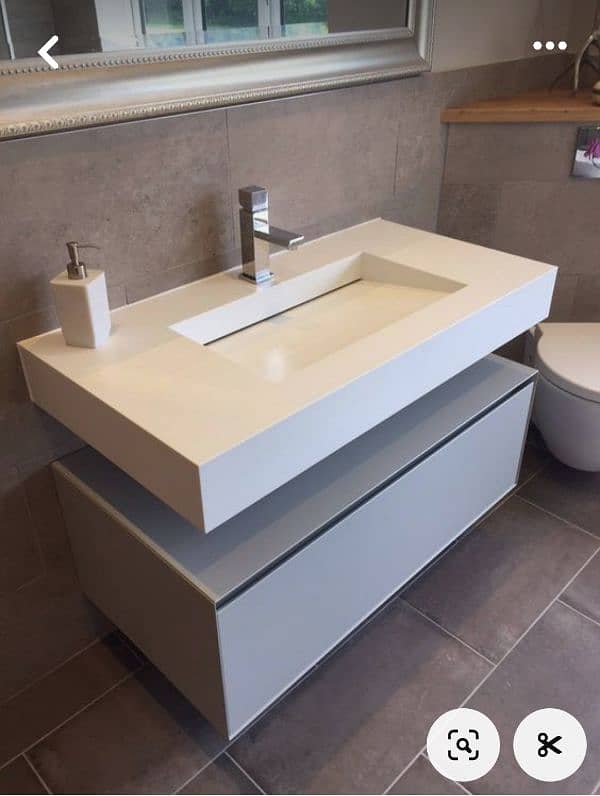 Corian Basin Vanity 0