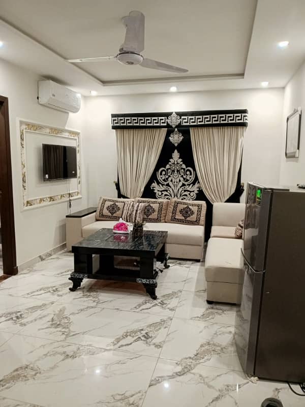 1 Bed Luxury Furnished Ready To Move Apartment Available For Sale in Sector D Bahria Town Lahore 1