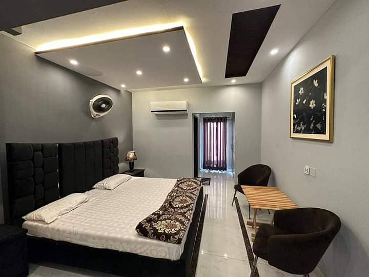 1 bed fully furnished apartment for rent Chameli Block Bahria Town Lahore 5