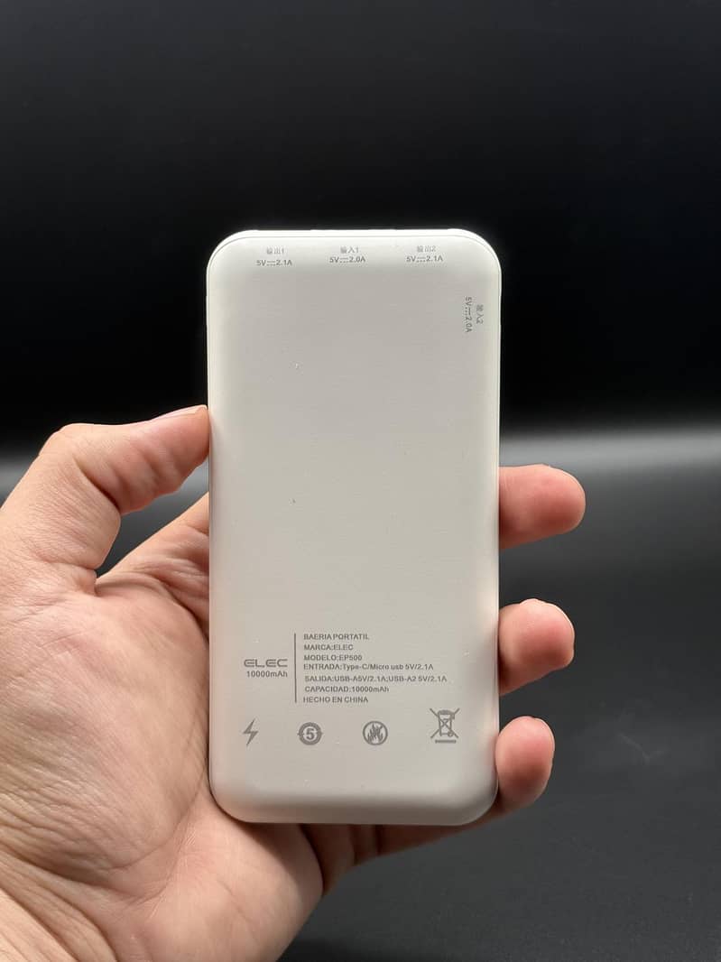 Portable Power Bank - Compact 10000mAh Fast Charging 5