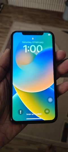 Iphone X 256 gb (PTA Approved) with Box