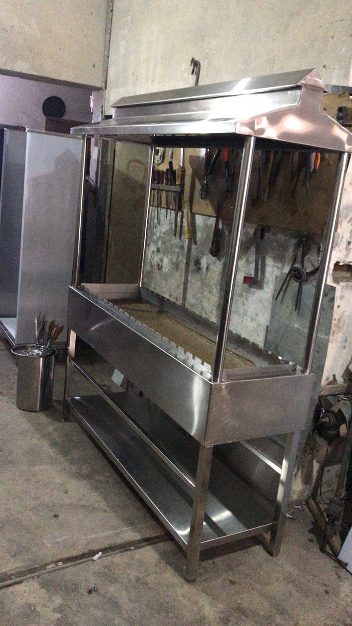 Fryer , Storage , Shawarma , Hot plate , Qeema machine , Kitchen Item 10