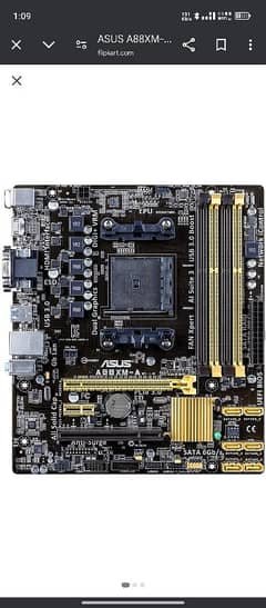 amd A88XM-A motherboard+A10 5800b+ 8gbram