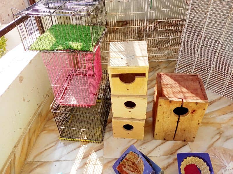 Bird's Cage Pots and Accessories all in one for Sale 3