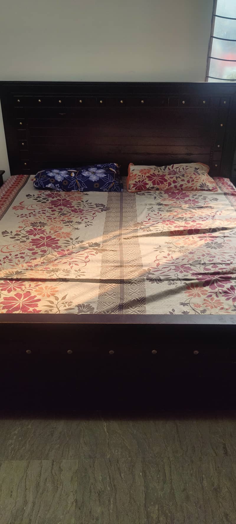 Bed + Dressing For Urgent Sale - ( without Mattress) 5