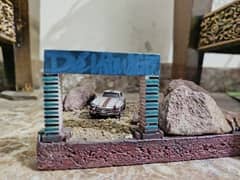 Metal car Diorama