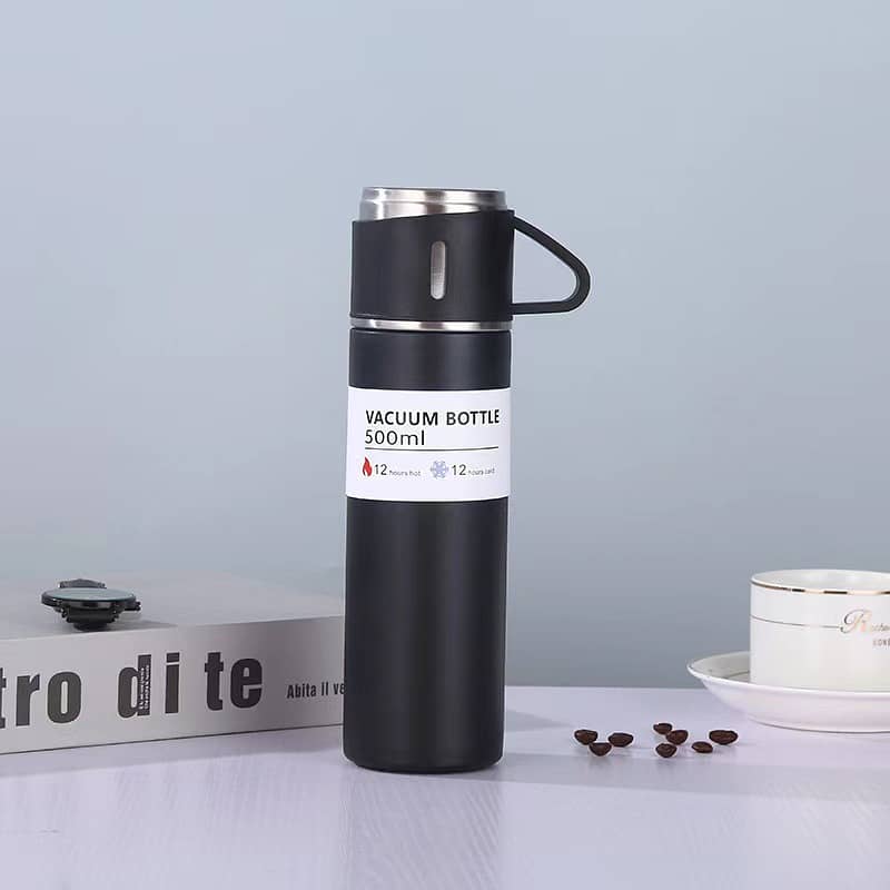 Stainless Steel Vacuum Flask Gift Set Office 1