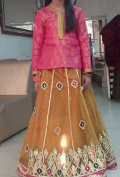 lehanga choli for sale just 1 time used