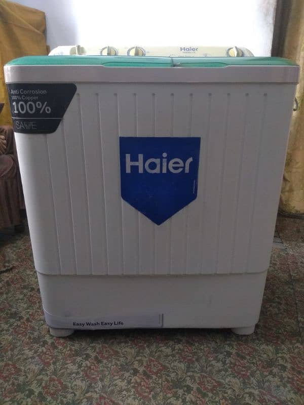 Haier washing machine Semiautomatic capacity 8kg 1