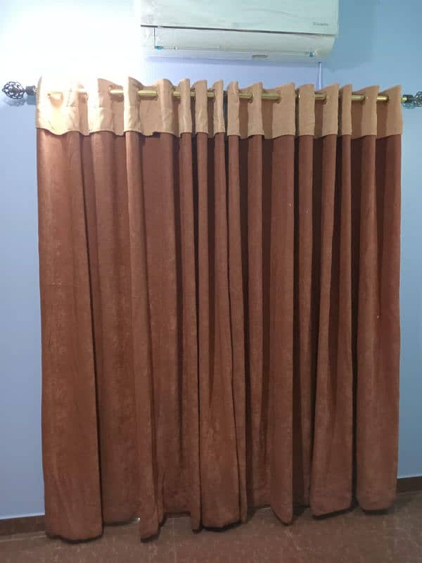 4 Rust Colour Curtains for sale 1