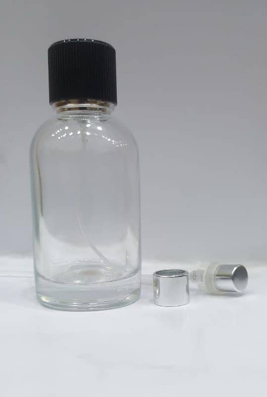 Empty Perfume Glass Bottle and Spray Pump 7