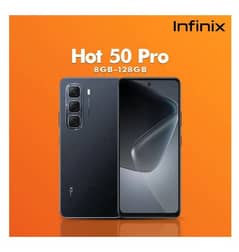 infinix hot 50 pro 8/128gb available in installment advance 6900