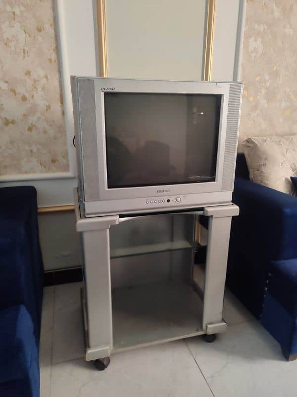 Original Samsung TV with TV Trolly 3