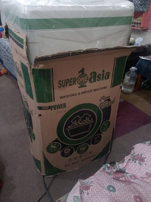 full size washing machine 5 year motor ke garenty hay 1