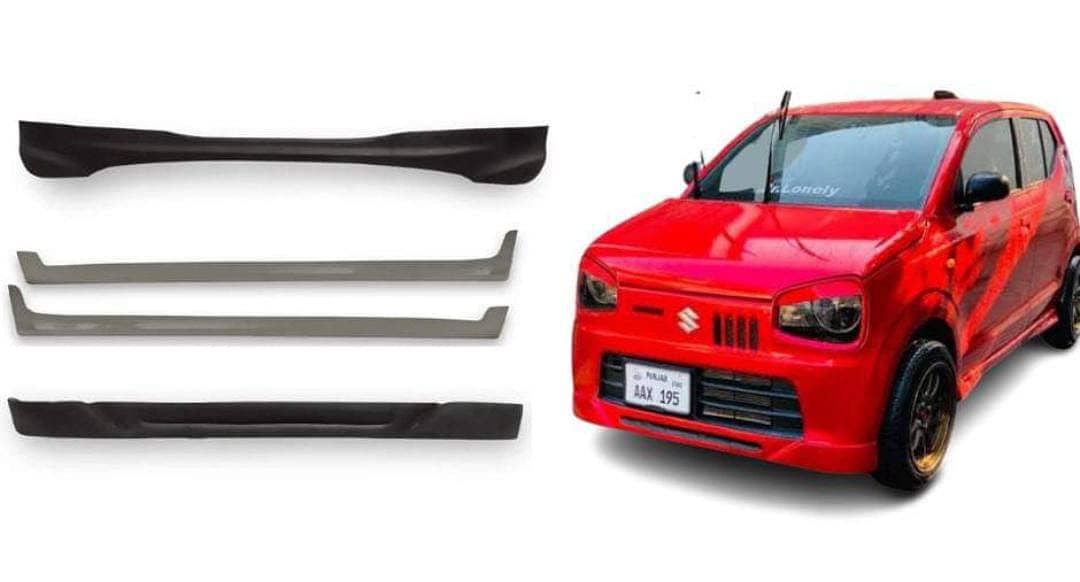 Alto 660cc Front Bumper Lip, Back Bumper Lip, Side Skirts & Spoiler 1