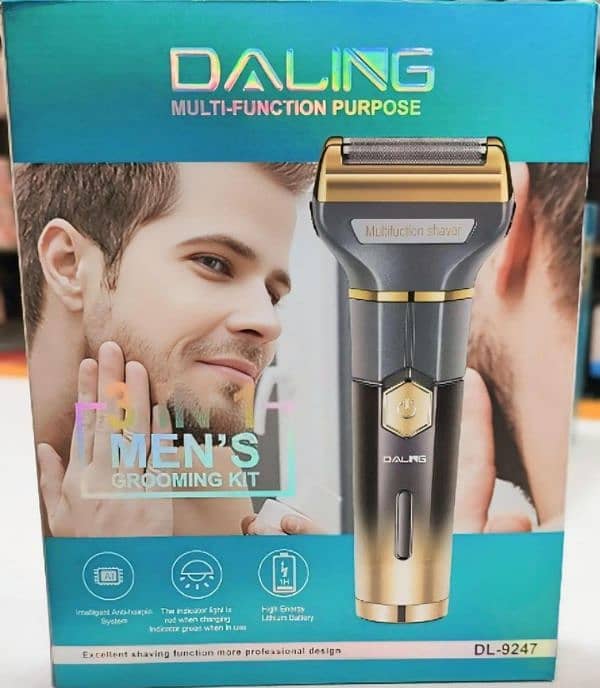 Multi Function Purpose 3 in 1 Rechargeable Men's Grooming Kit DL-9247 4