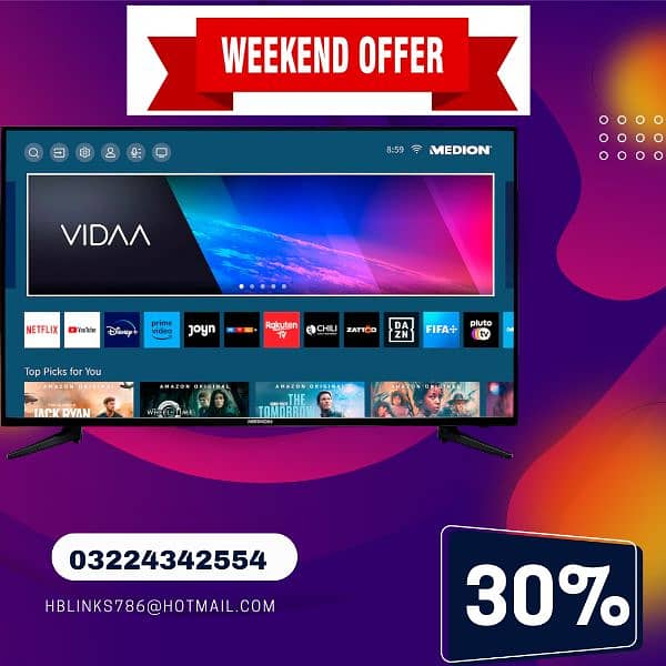 30% off tcl led tv 55 inch android smart os 4k 03224342554 1