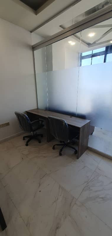 FURNISHED OFFICE FOR RENT AT MAIN MUNAWAR CHOWRANGI 6