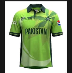 ICC CHAMPION TROPHY 2025 PAKISTAN OFFICIAL JERSEY. .