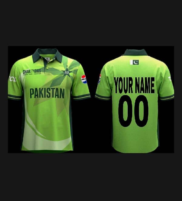 ICC CHAMPION TROPHY 2025 PAKISTAN OFFICIAL JERSEY. . 1