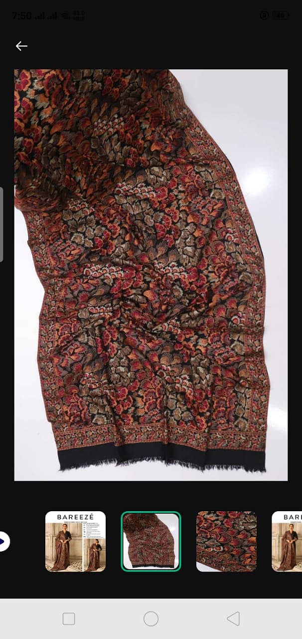 Women karandi embroidered shawl 1