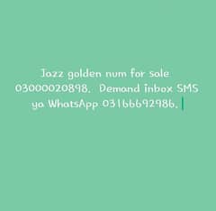 jazz golden num for sale.