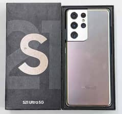 S21 ultra Aproved 12/128 Physical Plus Esim with box 10/10 Like As New