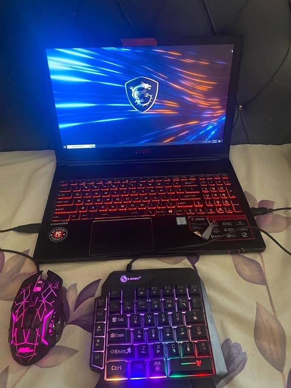 MSI GF63  i7, GTX1060 32ram 512GB SSD Gaming Beast price not fixed 2