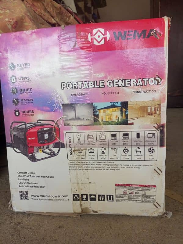 WEMA PORTABLE GENERATOR Pkr 40k 7