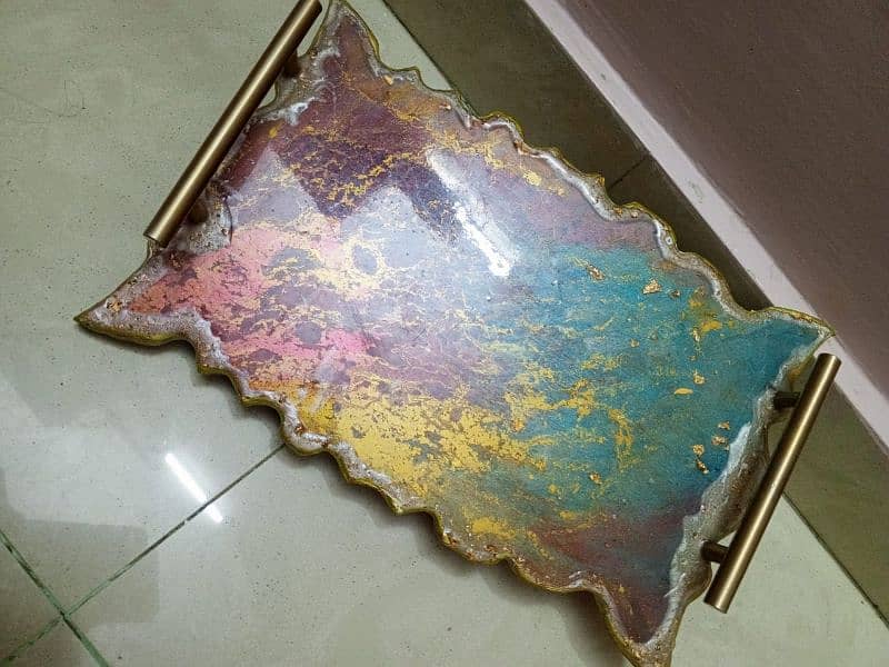 Handmade Resin Tray 0