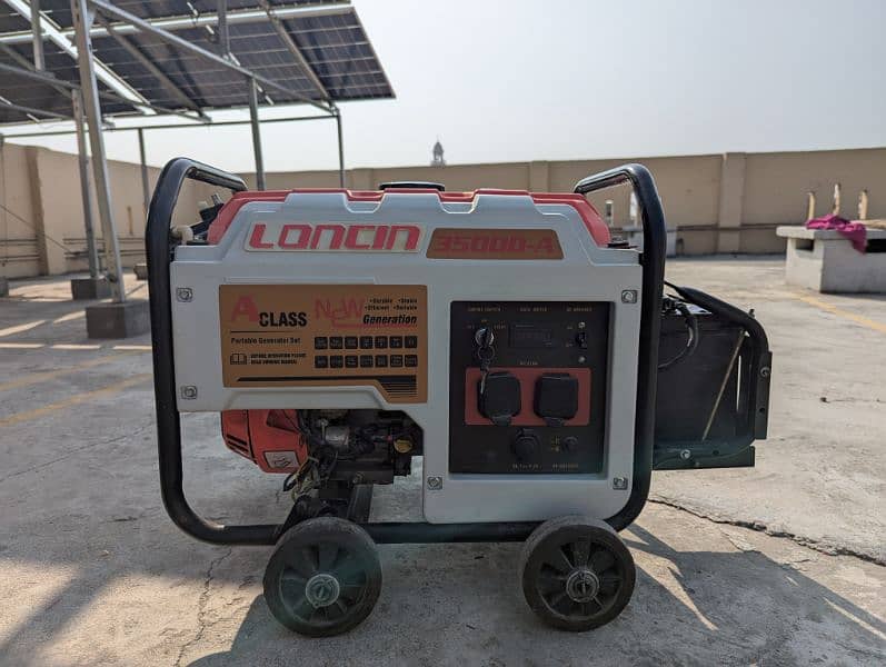 loncin generator 3500DA all most new 1