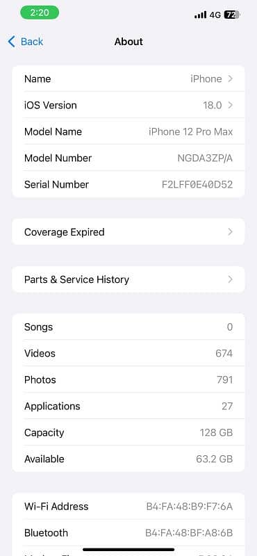 I phone 12 pro max PTA proof 4