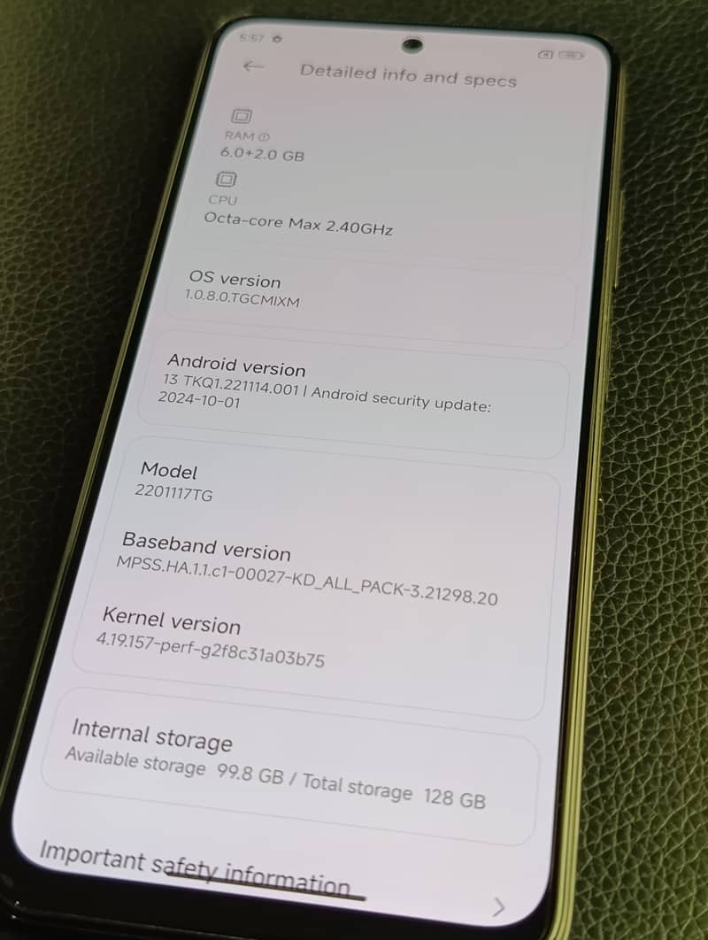 Redmi Note 11 - 6GB / 128GB - A1 Condition 3