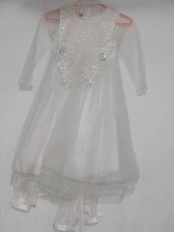 White Dress for 12-Year-Old Girl – Good Condition 0