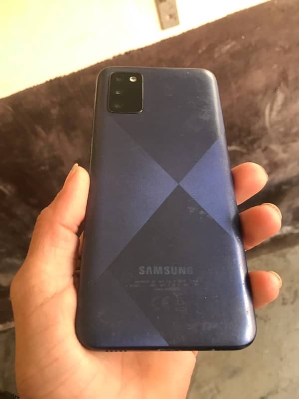 samsung A02s all ok with box original warranty exchange possible 0