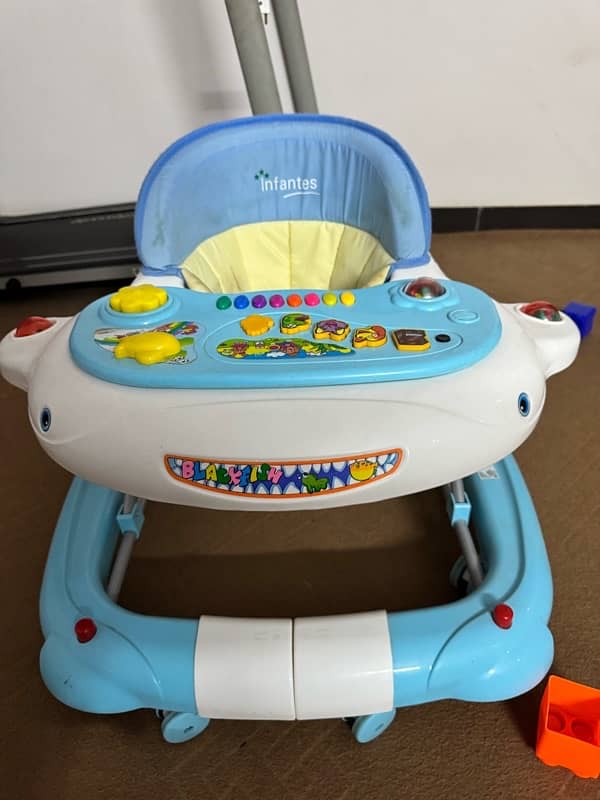 Infantes 2-In-1 Baby Walker Rocker 5