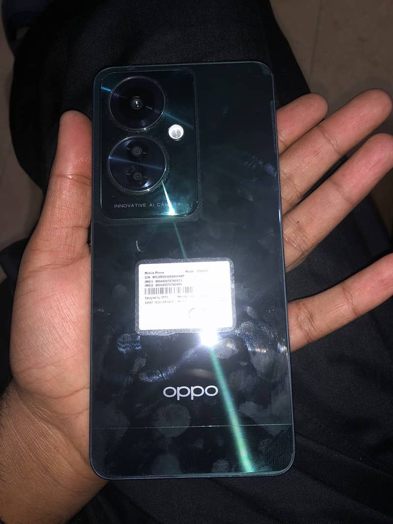 Oppo Reno 11F 5G(8GB+ 4GB extended Ram)& 256 GB 0